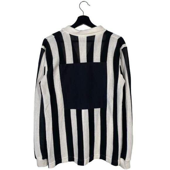 Original 1982-83 L/S Knit Juventus Home Jersey Black / White mens size 52 / L - Picture 2 of 4